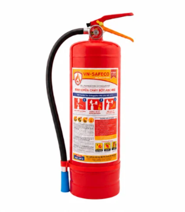 Bình Chữa Cháy Bột ABC 4kg VN-SAFECO VNS-ABC/M4
